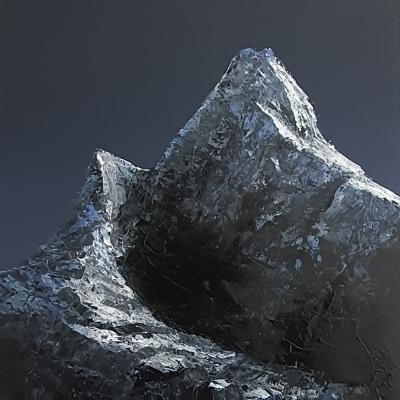 Struktur 7 2020 40x60 Cm